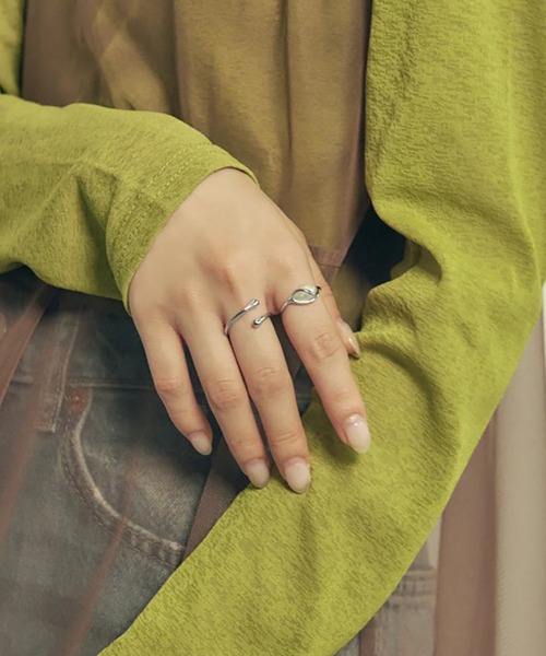 GOLDY（ゴールディ）の「【GOLDY】ラインパールセットリング / 5230804※（リング・レディース・ピンク/シルバー/ゴールド・FREE）」の9枚目の写真