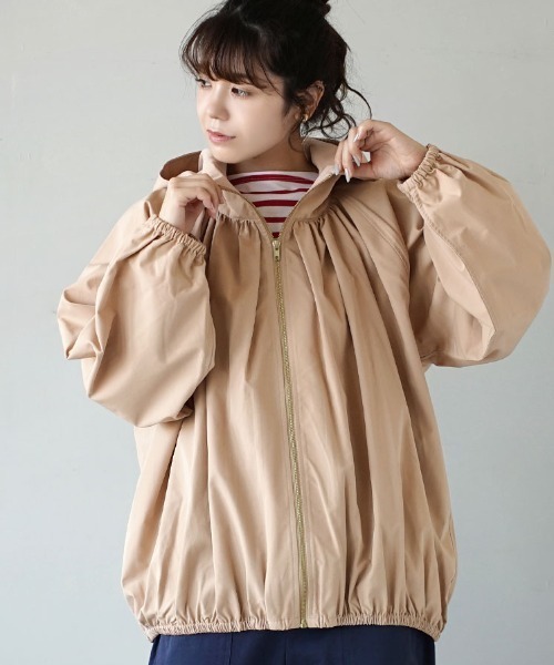 zootie（ズーティー）の「ボリュームバルーン ギャザーブルゾン（ブルゾン・レディース・ベージュ・フリー）」の5枚目の写真