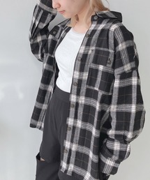 ☆ダブルポケット ビッグチェックシャツ 【UNISEX ITEM】