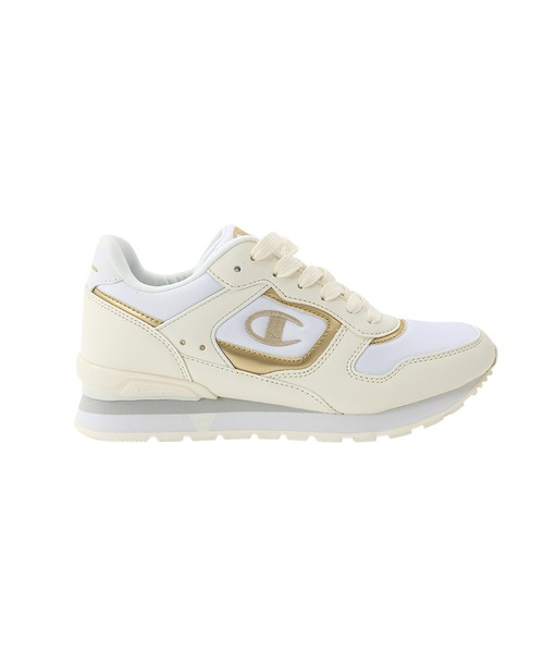 Champion(チャンピオン)の「【Champion/チャンピオン】レディース RUN 85 SHINY(その他シューズ・レディース・ホワイト×ゴールド・24.5cm/23.5cm/24.0cm/25.0cm)」の1枚目の写真