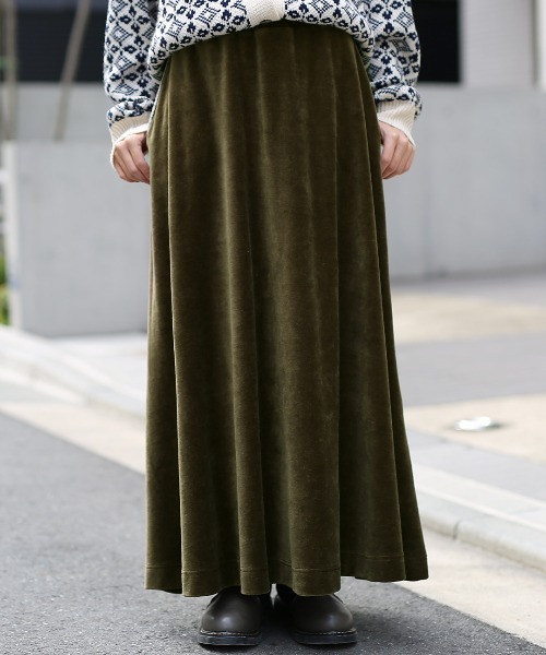 チチカカ(チチカカ)の「ウォッシャブルチロリベロアスカート【大きいサイズ】(スカート・レディース・カーキ/ベージュ/ネイビー・3L)」の2枚目の写真