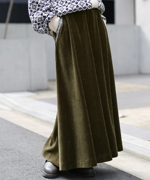 チチカカ(チチカカ)の「ウォッシャブルチロリベロアスカート【大きいサイズ】(スカート・レディース・カーキ/ベージュ/ネイビー・3L)」の6枚目の写真
