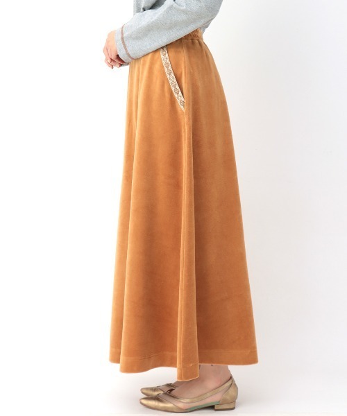 チチカカ(チチカカ)の「ウォッシャブルチロリベロアスカート【大きいサイズ】(スカート・レディース・カーキ/ベージュ/ネイビー・3L)」の11枚目の写真