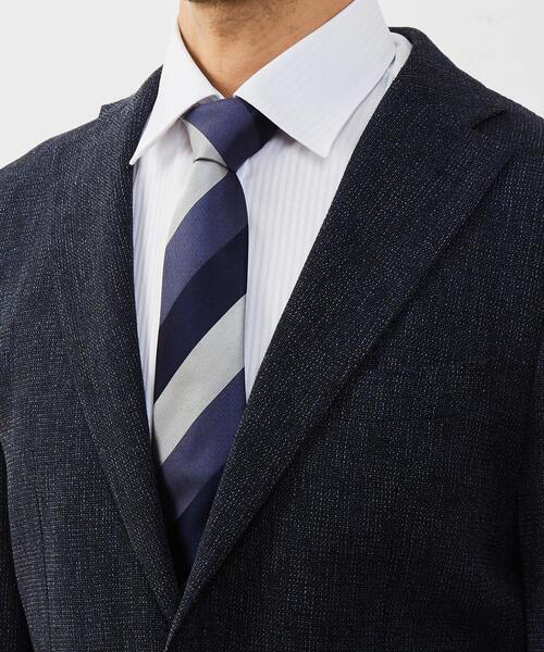 MEN'S MELROSE（メンズメルローズ）の「ネイビーストライプネクタイ（ネクタイ・メンズ・ブルー系その他5/ブルー系その他4/ブルー系その他3/ブルー系その他/ブルー系その他2・9）」の16枚目の写真