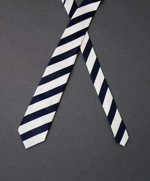 MEN'S MELROSE（メンズメルローズ）の「ネイビーストライプネクタイ（ネクタイ・メンズ・ブルー系その他5/ブルー系その他4/ブルー系その他3/ブルー系その他/ブルー系その他2・9）」の18枚目の写真
