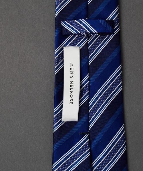MEN'S MELROSE（メンズメルローズ）の「ネイビーストライプネクタイ（ネクタイ・メンズ・ブルー系その他5/ブルー系その他4/ブルー系その他3/ブルー系その他/ブルー系その他2・9）」の8枚目の写真