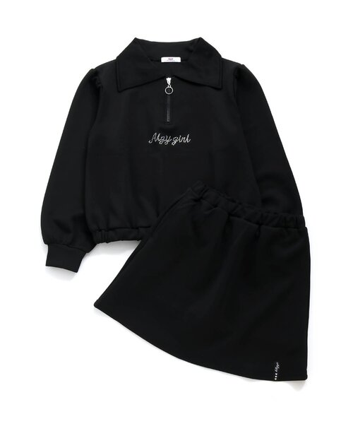 algy(アルジー)の「ラインストーンロゴセットアップ(セットアップ・キッズ・ブラック/アイボリー・XX-SMALL/X-SMALL/MEDIUM/SMALL)」の7枚目の写真