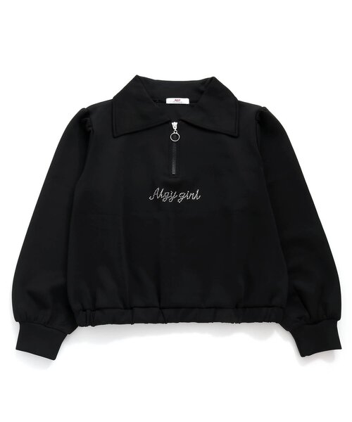 algy(アルジー)の「ラインストーンロゴセットアップ(セットアップ・キッズ・ブラック/アイボリー・XX-SMALL/X-SMALL/MEDIUM/SMALL)」の14枚目の写真