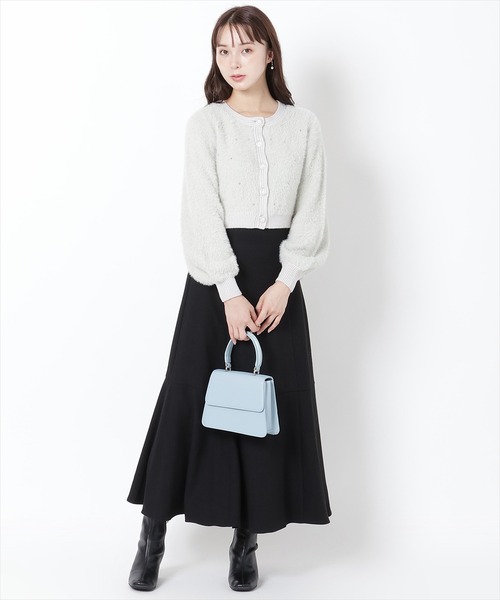 WILLSELECTION(ウィルセレクション)の「ソフトマーメイドスカート(スカート・レディース・ブラック/ラベンダー/ピンク・MEDIUM)」の2枚目の写真