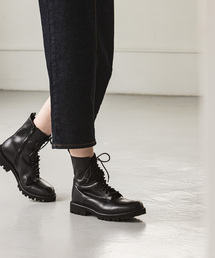 【FABIO RUSCONI】 レースUPショートブーツ