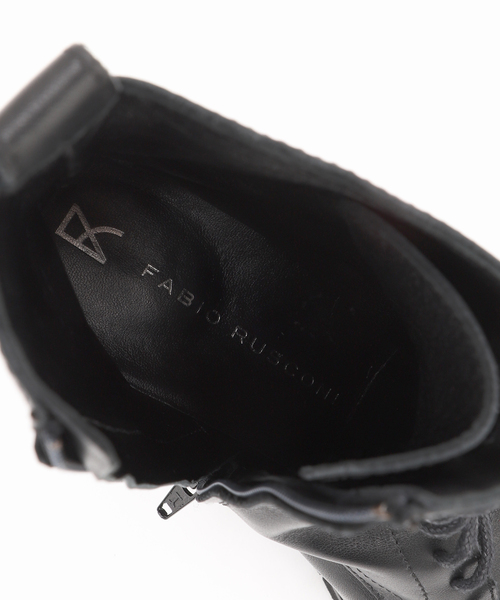 Noble（ノーブル）の「【FABIO RUSCONI】 レースUPショートブーツ（ブーツ・レディース・ブラック・38/37/36）」の12枚目の写真