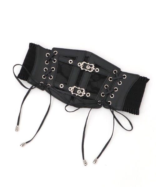 axes femme（アクシーズファム）の「編み上げコルセットベルト（ベルト