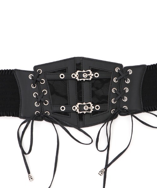 axes femme（アクシーズファム）の「編み上げコルセットベルト（ベルト