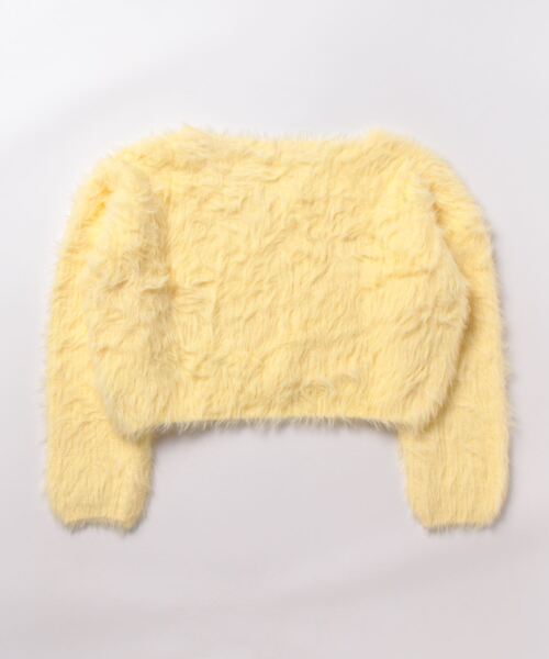 Jasmine Grandiflorum(ジャスミングランディフローラム)の「【Jasmine】2WAYシャギーニットプルオーバー (AW) (LV)(ニット/セーター・レディース・ブラック/グリーン/グレー/ホワイト/イエロー/パープル・FREE)」の7枚目の写真