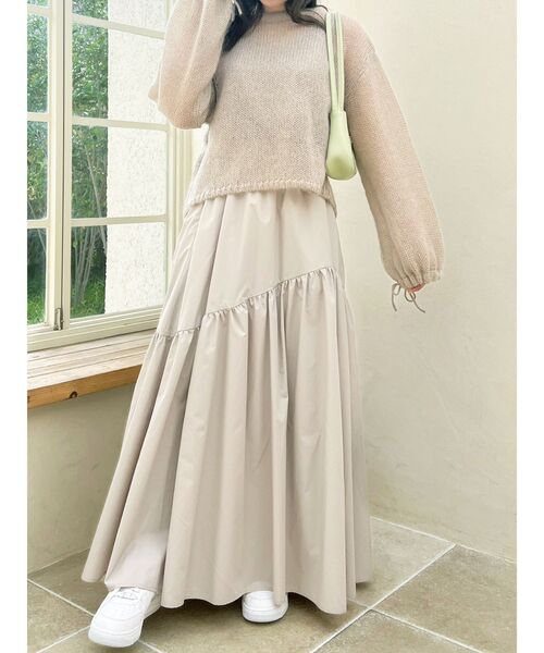 dazzlin（ダズリン）の「【ZOZO限定ITEM】モヘヤ混レインボールーズニット（ニット/セーター・レディース・アイボリー/グリーン/ピンク/グレー/ブルー/ベージュ/パープル・FREE）」の16枚目の写真