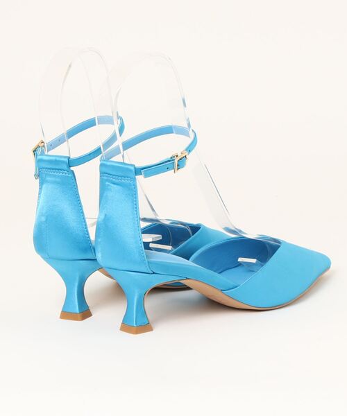 Lily brown サテンストラップパンプス LILY BROWN パンプス ハートサテンストラップパンプス
