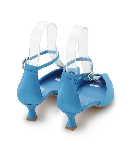 LILY BROWN（リリーブラウン）の「サテンストラップパンプス（パンプス・レディース・ベージュ/ブルー/ブラック・MEDIUM/LARGE/SMALL）」の6枚目の写真