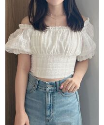 MERCURYDUO | ボリュームスリーブショートブラウス(シャツ/ブラウス)