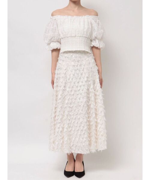 MERCURYDUO（マーキュリーデュオ）の「ボリュームスリーブショートブラウス（シャツ/ブラウス・レディース・オフホワイト/その他1・FREE）」の21枚目の写真