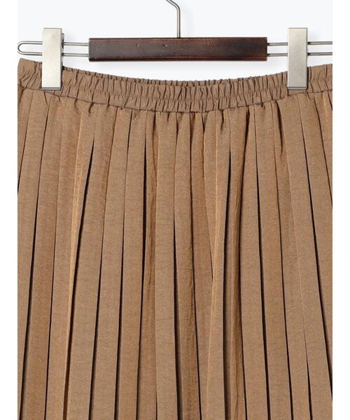 Te chichi(テチチ)の「光沢サテンロングプリーツスカート(スカート・レディース・ベージュ/グレー・F)」の20枚目の写真