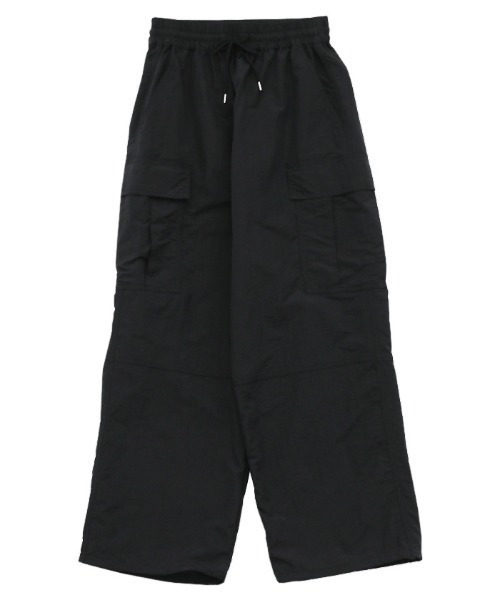 select MOCA（セレクトモカ）の「ナイロンカーゴパンツ（カーゴパンツ・レディース・ブラック/アイボリー/グレー・FREE）」の15枚目の写真