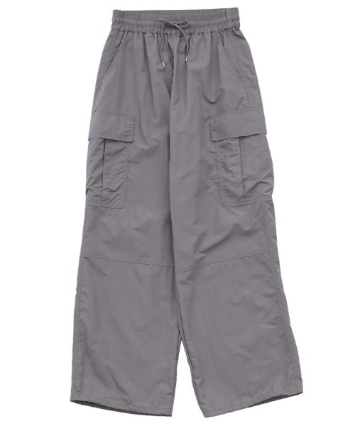 select MOCA（セレクトモカ）の「ナイロンカーゴパンツ（カーゴパンツ・レディース・ブラック/アイボリー/グレー・FREE）」の13枚目の写真