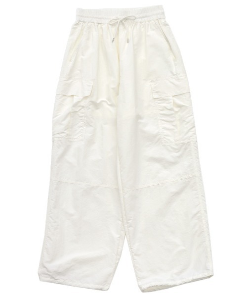 select MOCA（セレクトモカ）の「ナイロンカーゴパンツ（カーゴパンツ・レディース・ブラック/アイボリー/グレー・FREE）」の14枚目の写真