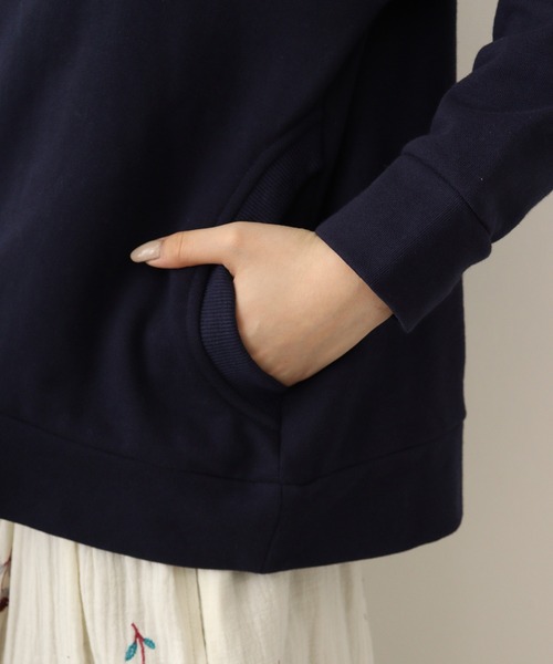 Emago(イマゴ)の「EMAGO ロゴ刺繍パーカー(パーカー・レディース・ネイビー/ブラウン/アイボリー・FREE)」の22枚目の写真