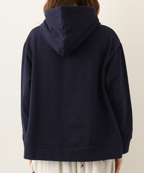 Emago(イマゴ)の「EMAGO ロゴ刺繍パーカー(パーカー・レディース・ネイビー/ブラウン/アイボリー・FREE)」の19枚目の写真
