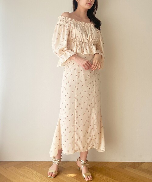ルミネ新宿限定 ピンク色！DEICY LE BOUTONオフショル