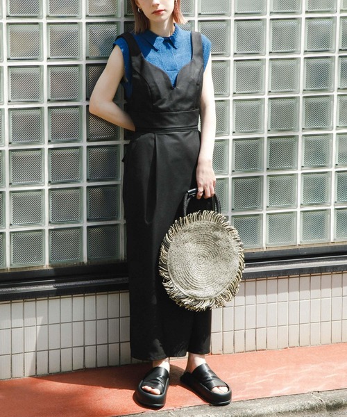 KBF（ケイビーエフ）の「ビスチェSETワンピース（ワンピース・レディース・ブラック/ライトカーキ/ベージュ・36/38）」の11枚目の写真