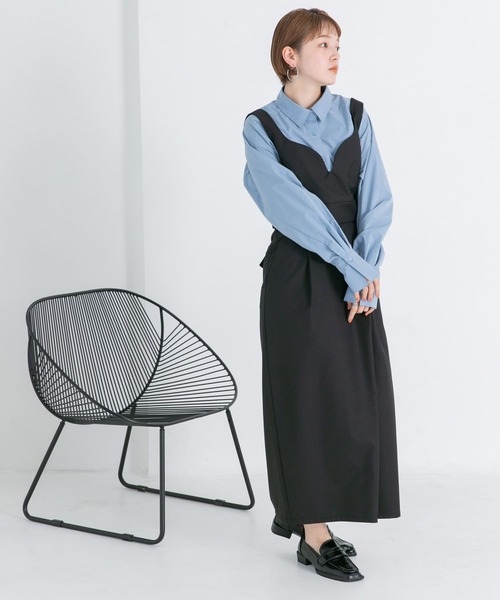 KBF（ケイビーエフ）の「ビスチェSETワンピース（ワンピース・レディース・ブラック/ライトカーキ/ベージュ・36/38）」の16枚目の写真