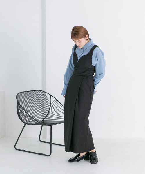 KBF（ケイビーエフ）の「ビスチェSETワンピース（ワンピース・レディース・ブラック/ライトカーキ/ベージュ・36/38）」の17枚目の写真