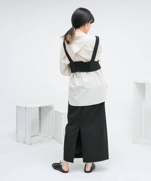 KBF（ケイビーエフ）の「ビスチェSETワンピース（ワンピース・レディース・ブラック/ライトカーキ/ベージュ・36/38）」の22枚目の写真