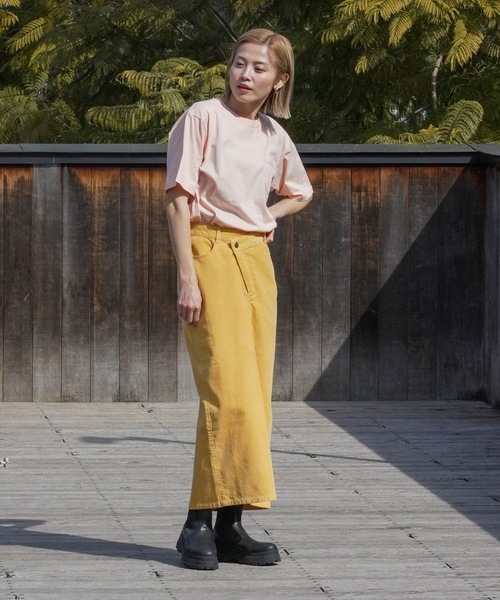 BILLABONG（ビラボン）の「【直営店限定】BILLABONG レディース CORDUROY LONG SKIRT ロングパンツ 【2024年春夏モデル】/ビラボンコーデュロイフロントスリットロングスカート（その他パンツ・レディース・ブルー系その他/アイボリー/オレンジ・MEDIUM/LARGE）」の15枚目の写真
