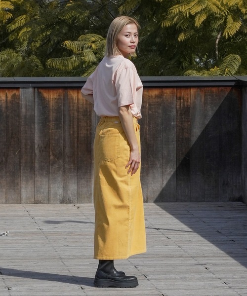 BILLABONG（ビラボン）の「【直営店限定】BILLABONG レディース CORDUROY LONG SKIRT ロングパンツ 【2024年春夏モデル】/ビラボンコーデュロイフロントスリットロングスカート（その他パンツ・レディース・ブルー系その他/アイボリー/オレンジ・MEDIUM/LARGE）」の16枚目の写真
