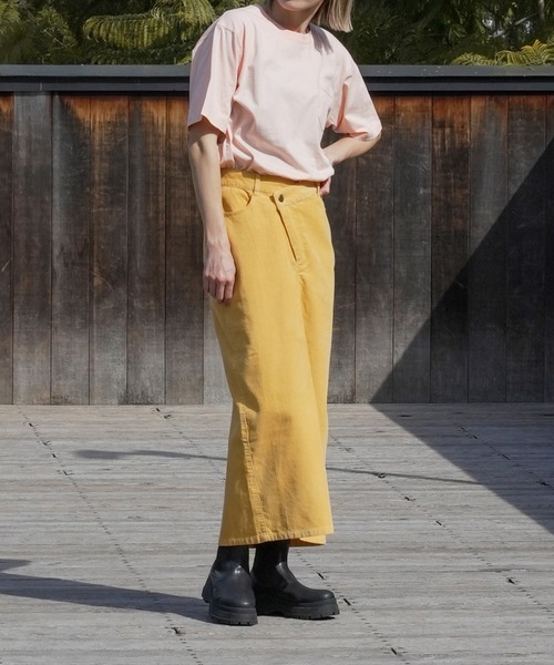 BILLABONG（ビラボン）の「【直営店限定】BILLABONG レディース CORDUROY LONG SKIRT ロングパンツ 【2024年春夏モデル】/ビラボンコーデュロイフロントスリットロングスカート（その他パンツ・レディース・ブルー系その他/アイボリー/オレンジ・MEDIUM/LARGE）」の18枚目の写真