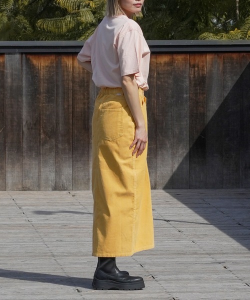 BILLABONG（ビラボン）の「【直営店限定】BILLABONG レディース CORDUROY LONG SKIRT ロングパンツ 【2024年春夏モデル】/ビラボンコーデュロイフロントスリットロングスカート（その他パンツ・レディース・ブルー系その他/アイボリー/オレンジ・MEDIUM/LARGE）」の19枚目の写真