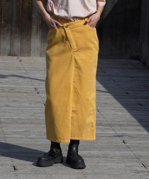BILLABONG（ビラボン）の「【直営店限定】BILLABONG レディース CORDUROY LONG SKIRT ロングパンツ 【2024年春夏モデル】/ビラボンコーデュロイフロントスリットロングスカート（その他パンツ・レディース・ブルー系その他/アイボリー/オレンジ・MEDIUM/LARGE）」の20枚目の写真