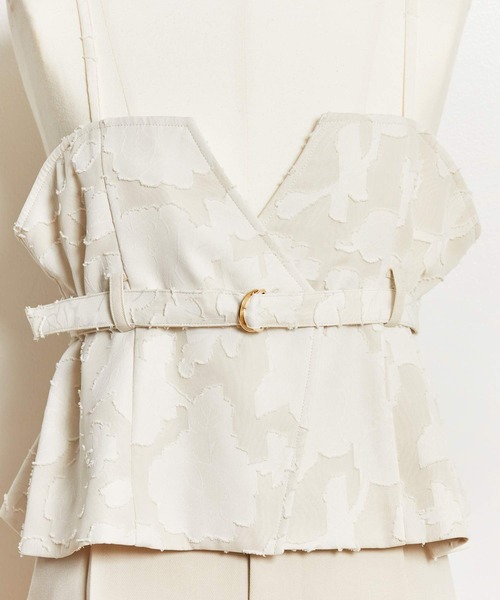 NOELA（ノエラ）の「コルセット付ストレートパンツ（その他パンツ・レディース・ブラック/ベージュ・S/M）」の12枚目の写真