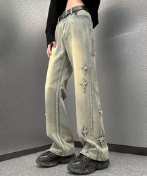 Theater code | ▲cross loose denim pants / クロス ルーズ デニムパンツ(デニムパンツ)