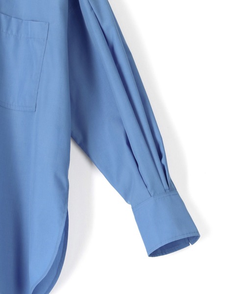 ADAM ET ROPE'(アダムエロペ)の「【一部サイト限定】TCブロードバンドシャツ(シャツ/ブラウス・レディース・ダークグリーン/ブラック系その他/オフホワイト/ブルー系その他4/ブルー系その他5/ピンク・FREE)」の19枚目の写真