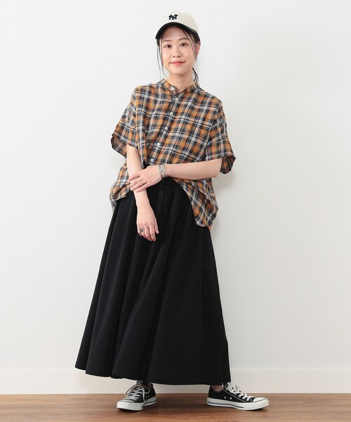 Gramicci（グラミチ）の「GRAMICCI × BEAMS BOY / 別注 リップストップ スカート（スカート・レディース・パープル/ブラック/グレー・FREE）」の16枚目の写真