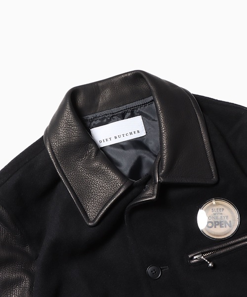 セール】DIET BUTCHER/ダイエットブッチャー Varsity jacket バー