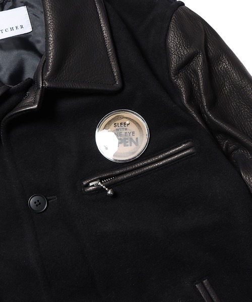 DIET BUTCHER(ダイエットブッチャー)の「DIET BUTCHER/ダイエットブッチャー Varsity jacket バーシティジャケット(テーラードジャケット・メンズ・ブラック/グレー・2/1)」の21枚目の写真