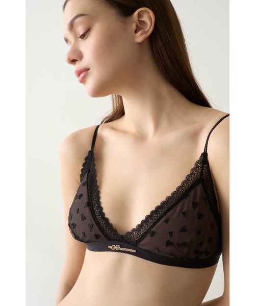 LILY BROWN(リリーブラウン)の「【LILY BROWN Lingerie】ブラレットセット/メニーハート(ブラ&ショーツ・レディース・ブラック/レッド・M/S)」の16枚目の写真