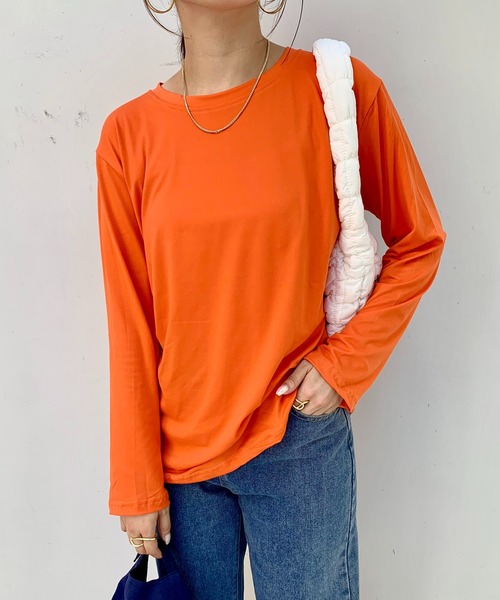 セール】カラフルベーシック ロング 長袖 Tシャツ（Tシャツ
