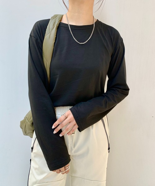 セール】カラフルベーシック ロング 長袖 Tシャツ（Tシャツ/カットソー