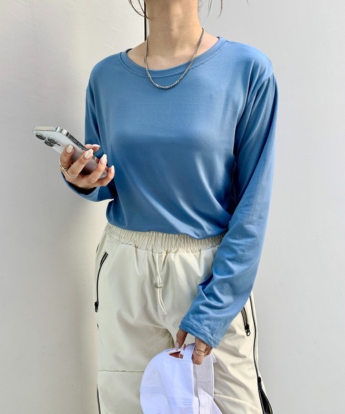 セール】カラフルベーシック ロング 長袖 Tシャツ（Tシャツ/カットソー