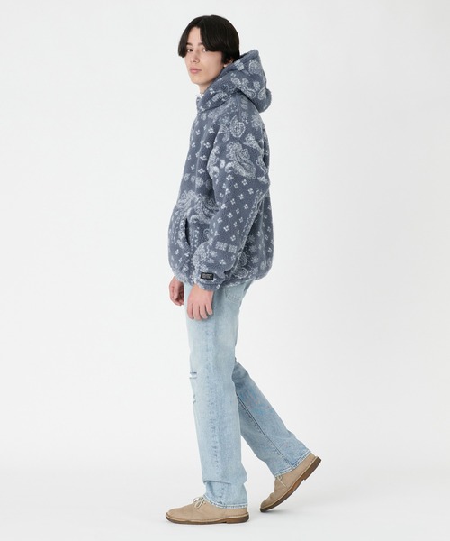 【LEVI'S】リーバイス フルジップ 中綿 デニムフーディー パーカー M相当 セール】Levi's/リーバイス COZY UP フーディー ブルー